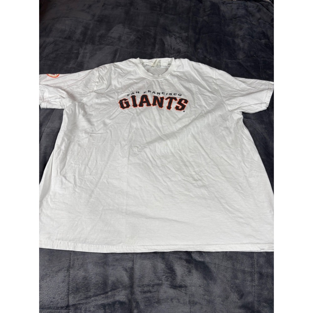 MLB San Francisco Giants Levis 501 Graphic T-Shirt Mens XL White Short Sleeve